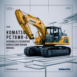 Komatsu Pc78mr-6 Hydraulic Excavator Shop Service Repair Workshop Manual PDF