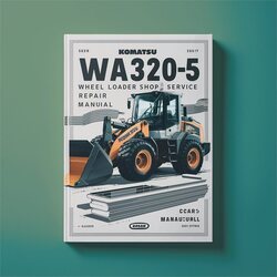 Komatsu WA320-5 Wa320l-5 Wheel Loader Shop Service Repair Workshop Manual PDF