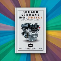 Kohler Command Pro Models Model CV680 CV23 23HP Engine Digital Service Repair Workshop Manual PDF