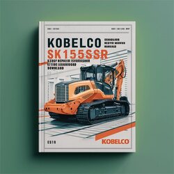Kobelco Sk115sr, Sk115srl, Sk135sr, SK135SRLC Crawler Excavator Service Repair Workshop Manual PDF