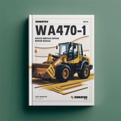 Komatsu WA470-1 Wheel Loader Service Repair Workshop Manual PDF
