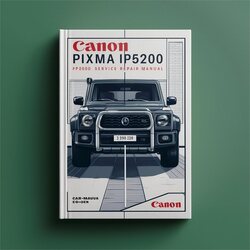 Canon Pixma IP5200 IP5200R Service Repair Workshop Manual PDF