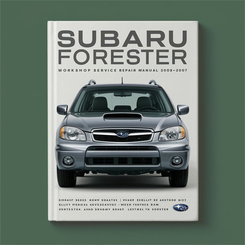 2003-2007 Subaru Forester (16 000 Pages 409MB Searchable Bookmarked Ipad-ready) Service Repair Workshop Manual PDF