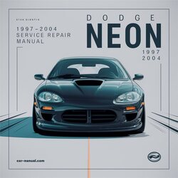 1997-2004 Dodge Neon Service Repair Workshop Manual PDF