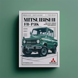 Mitsubishi FB20K PAC FB25K FB30K FB35K Forklift Trucks Service Repair Workshop Manual PDF