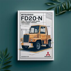 Mitsubishi FD20N FD25N FD30N FD35AN FD35N Forklift Trucks Service Repair Workshop Manual PDF