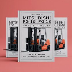 Mitsubishi FG10 FG15 FG18 Forklift Trucks Service Repair Workshop Manual PDF