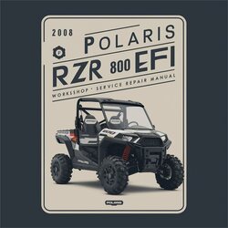 2008 Polaris Ranger RZR 800 EFI Service Repair Workshop Manual PDF