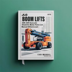 JLG Boom Lifts 60HT 60HTH Ansi Illustrated Master (3120258) Parts Catalog PDF