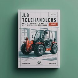 JLG Telehandlers G5-19A G6-23A Ansi Illustrated Master (p/n 31200194) Parts Catalog PDF