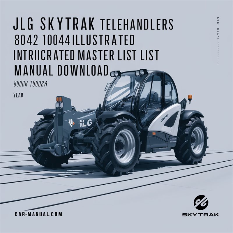 JLG Skytrak Telehandlers 8042 10042 10054 Ansi Illustrated Master (8990395) Parts Catalog PDF