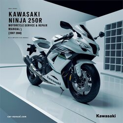 2007-2008 Kawasaki Ninja 250R Motorcycle Service Repair Workshop Manual PDF