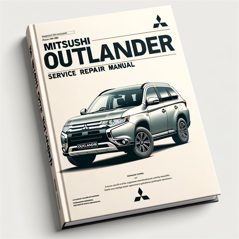 Mitsubishi Outlander Service Repair Workshop Manual PDF