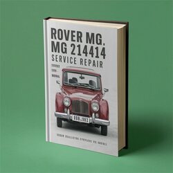 1989-1992 Rover 400 Series MG 214 414 Service Repair Workshop Manual PDF