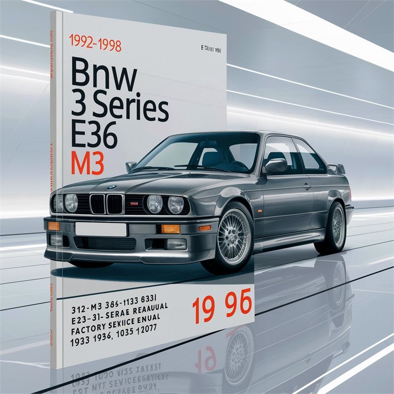 1992-1998 BMW 3 Series E36 M3 318I 323I 325I 328I Service Repair Workshop Manual PDF