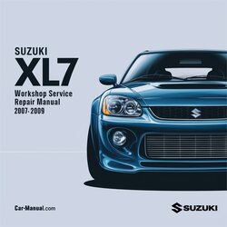 2007-2009 Suzuki XL 7 XL7 (jc636 Series) Service Repair Workshop Manual PDF