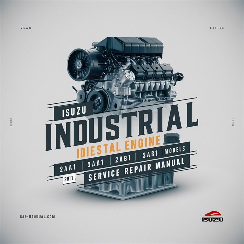 Isuzu I Series Industrial Diesel Engine 2aa1 3aa1 2ab1 3ab1 Models Service Repair Workshop Manual PDF