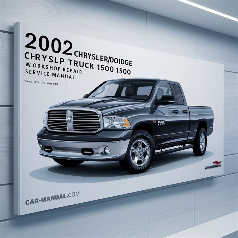 2002 Dodge 300M Chrysler/ RAM Truck 1500 Service Repair Workshop Manual PDF