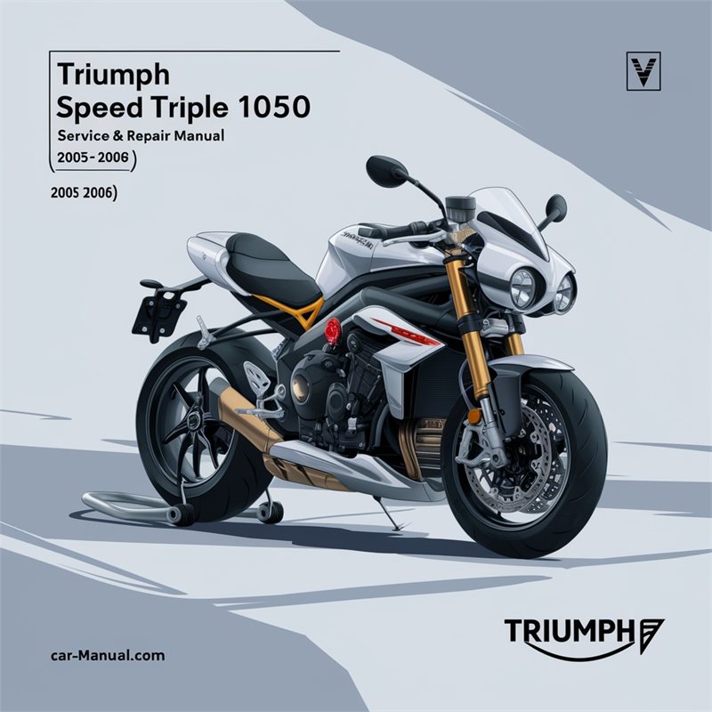 2005-2006 Triumph Speed Triple Service Repair Workshop Manual PDF