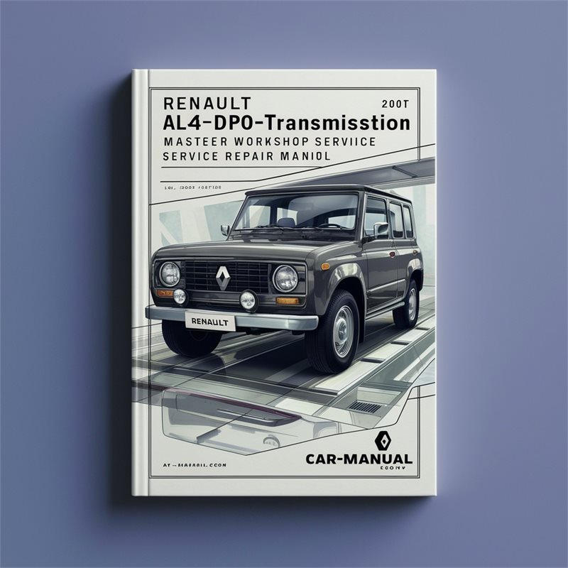 Renault Master Al4-dpo-transmission Service Repair Workshop Manual PDF