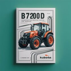 Kubota B7200D Tractor Illustrated Master Parts Catalog PDF
