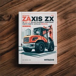 Hitachi Zaxis ZX 70 70LC 80 80LCK 80SB 80SBLC Excavator Equipment Component Parts Catalog PDF