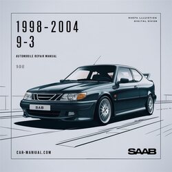 1998-2004 Saab 9 3 9-3 Automobile Service Repair Workshop Manual PDF