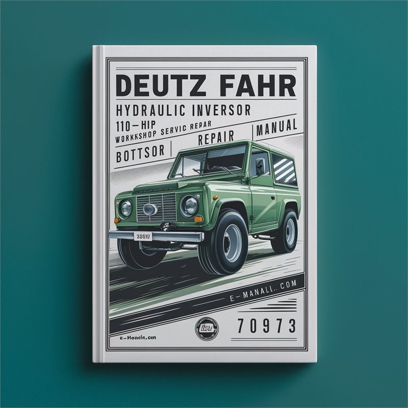 Deutz Fahr Hydraulic Inversor 110-130 HP Service Repair Workshop Manual PDF