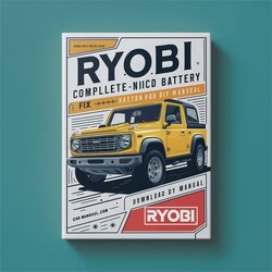 Ryobi Nicd Battery Fix DIY Service Repair Workshop Manual PDF