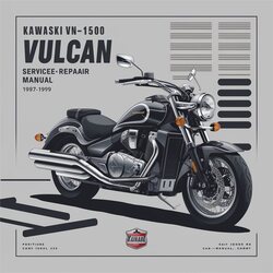 1987-1999 Kawasaki Vulcan Kawaski VN1500 Service Repair Workshop Manual PDF