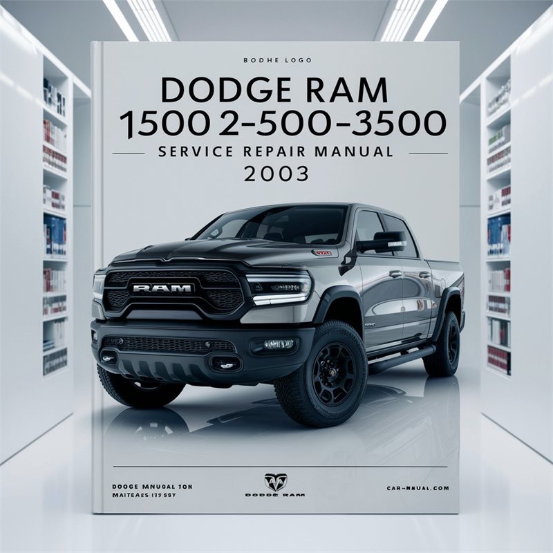 2003 Dodge 300 RAM 1500-2500-3500 Service Repair Workshop Manual PDF