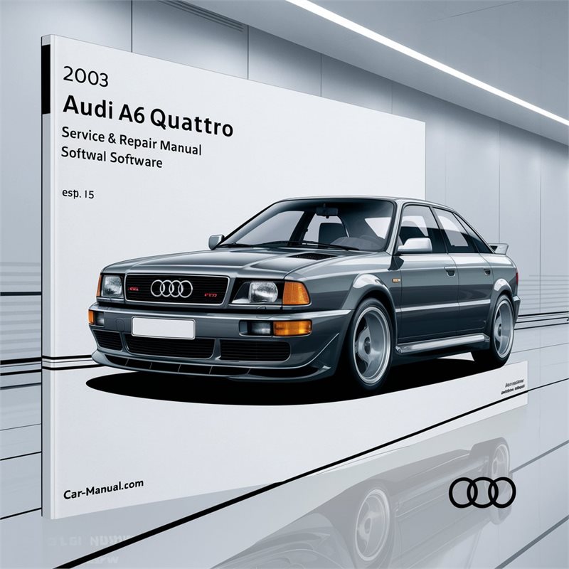 2003 Audi Quattro A6 Software Service Repair Workshop Manual PDF