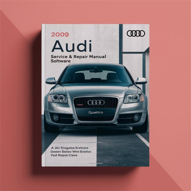 2009 Audi Quattro A6 Software Service Repair Workshop Manual PDF