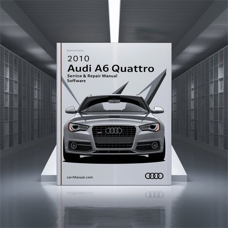2010 Audi Quattro A6 Software Service Repair Workshop Manual PDF