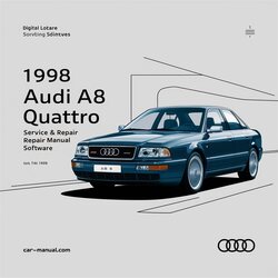 1998 Audi A8 Quattro Software Service Repair Workshop Manual PDF