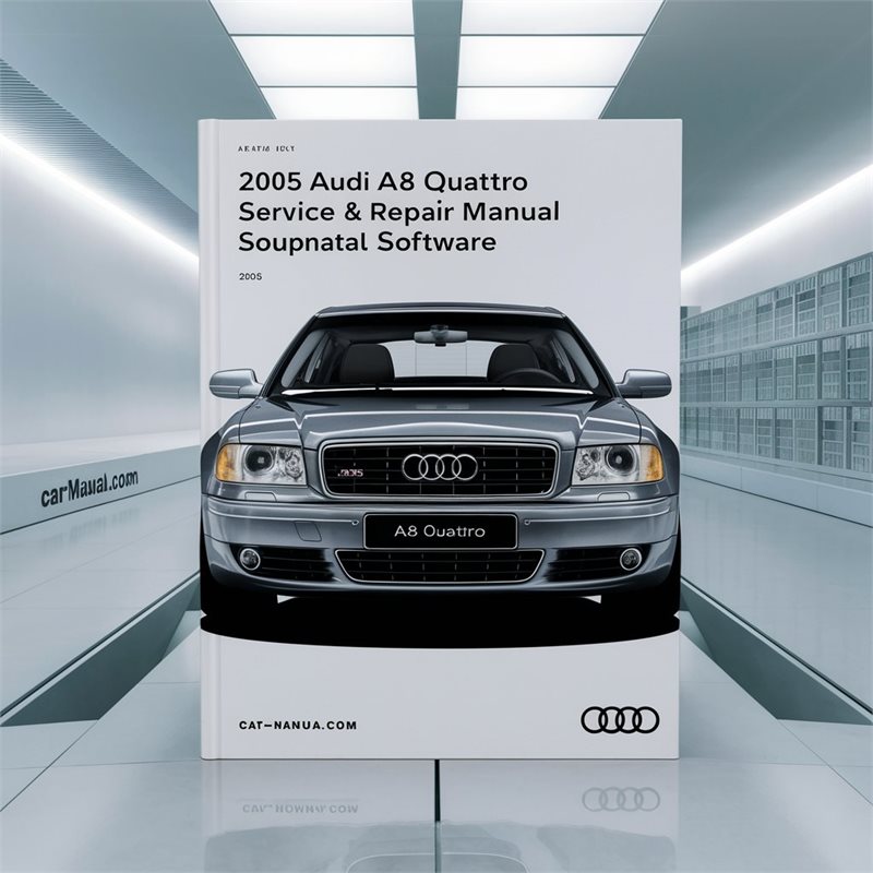 2005 Audi A8 Quattro Software Service Repair Workshop Manual PDF