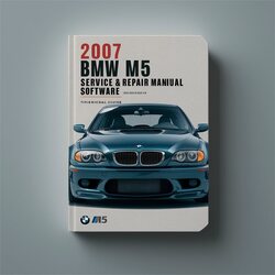 2007 BMW M5 Service & Repair Manual Software 