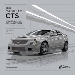 2008 Cadillac CTS Software Service Repair Workshop Manual PDF