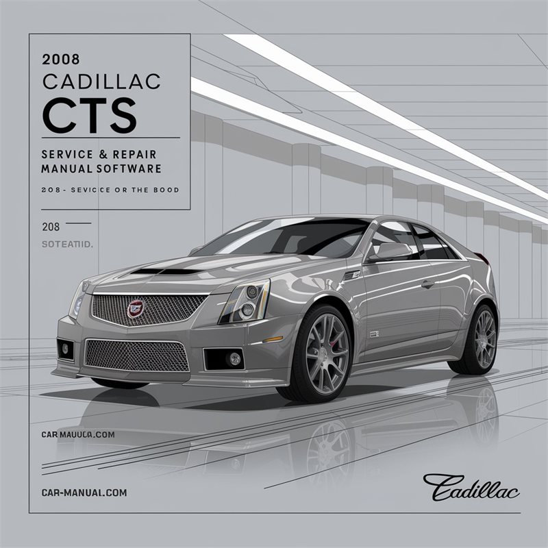 2008 Cadillac CTS Software Service Repair Workshop Manual PDF
