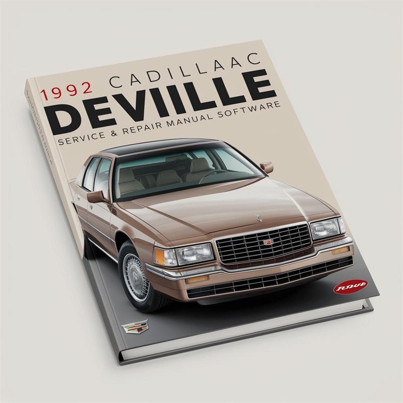 1992 Cadillac Deville Software Service Repair Workshop Manual PDF