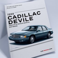 1998 Cadillac Deville Software Service Repair Workshop Manual PDF