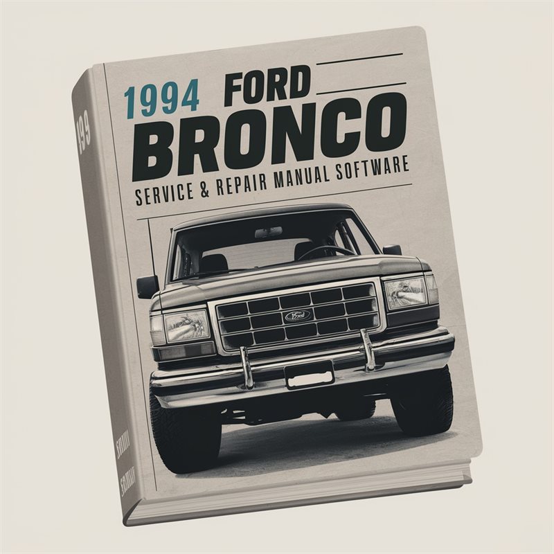 1994 Ford Bronco Software Service Repair Workshop Manual PDF