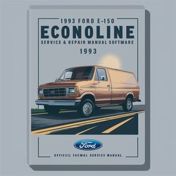 1993 Ford E Series E-150 Econoline Software Service Repair Workshop Manual PDF