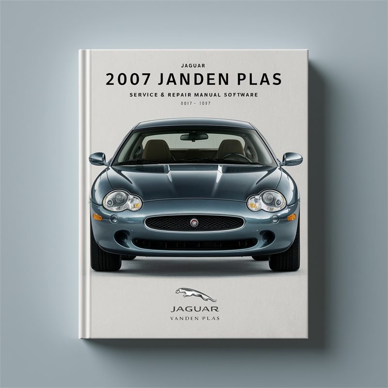 2007 Jaguar Vanden Plas Software Service Repair Workshop Manual PDF