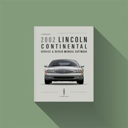 2002 Lincoln Continental Software Service Repair Workshop Manual PDF