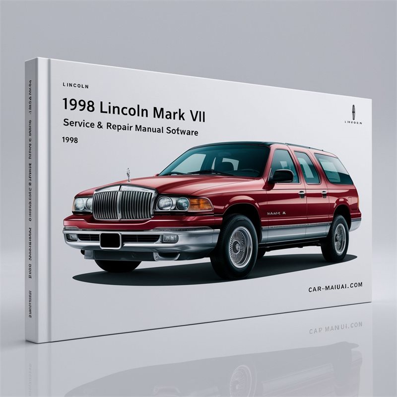 1998 Lincoln Mark Series VIII Software Service Repair Workshop Manual PDF