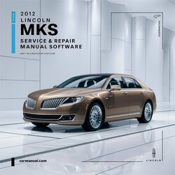 2012 Lincoln MKS Software Service Repair Workshop Manual PDF