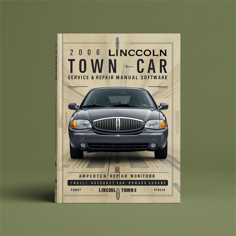 2006 Lincoln Town Car Software Service Repair Workshop Manual PDF