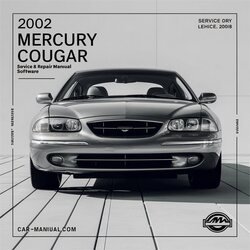 2002 Mercury Cougar Software Service Repair Workshop Manual PDF