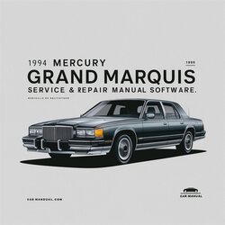 1994 Mercury Grand Marquis Software Service Repair Workshop Manual PDF